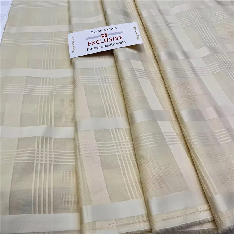 5 dvory africký měkké atiku textilie pro muži oblek vytváření švýcarský materiál 100% bavlna čistý bílá pro oblečení šicí svatební  4L013101