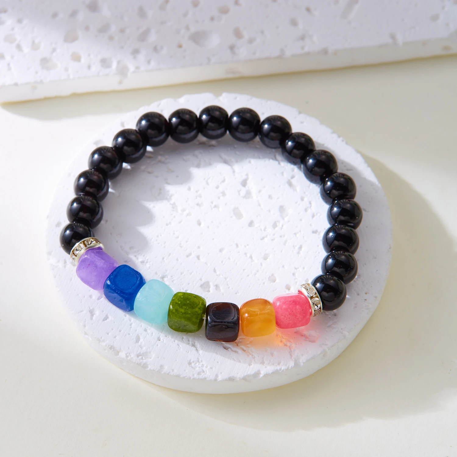 Neues trendiges Naturstein-Armband für Damen und Herren, lockt Glück, Geld an, Gesundheit, Bedeutung, Armband, Mode, Freundschaft, Schmuck, Geschenk – Detail 9