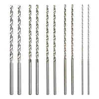 10Pcs 150mm Extra Long HSS High Speed Steel Drill Bit Set 2mm,3mm,3.5mm,4mm,5mm Straight Shank Auger Bits Power Rotary Tools