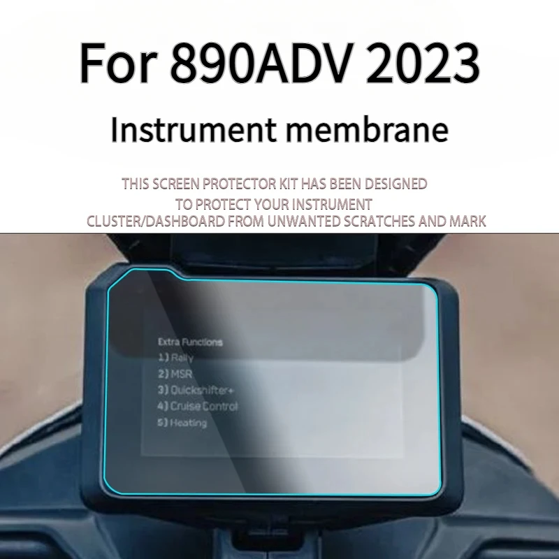 

For 890ADV 2023 Motorcycle Accessories Cluster Screen Scratch Protection Instrument Film Dashboard Protection