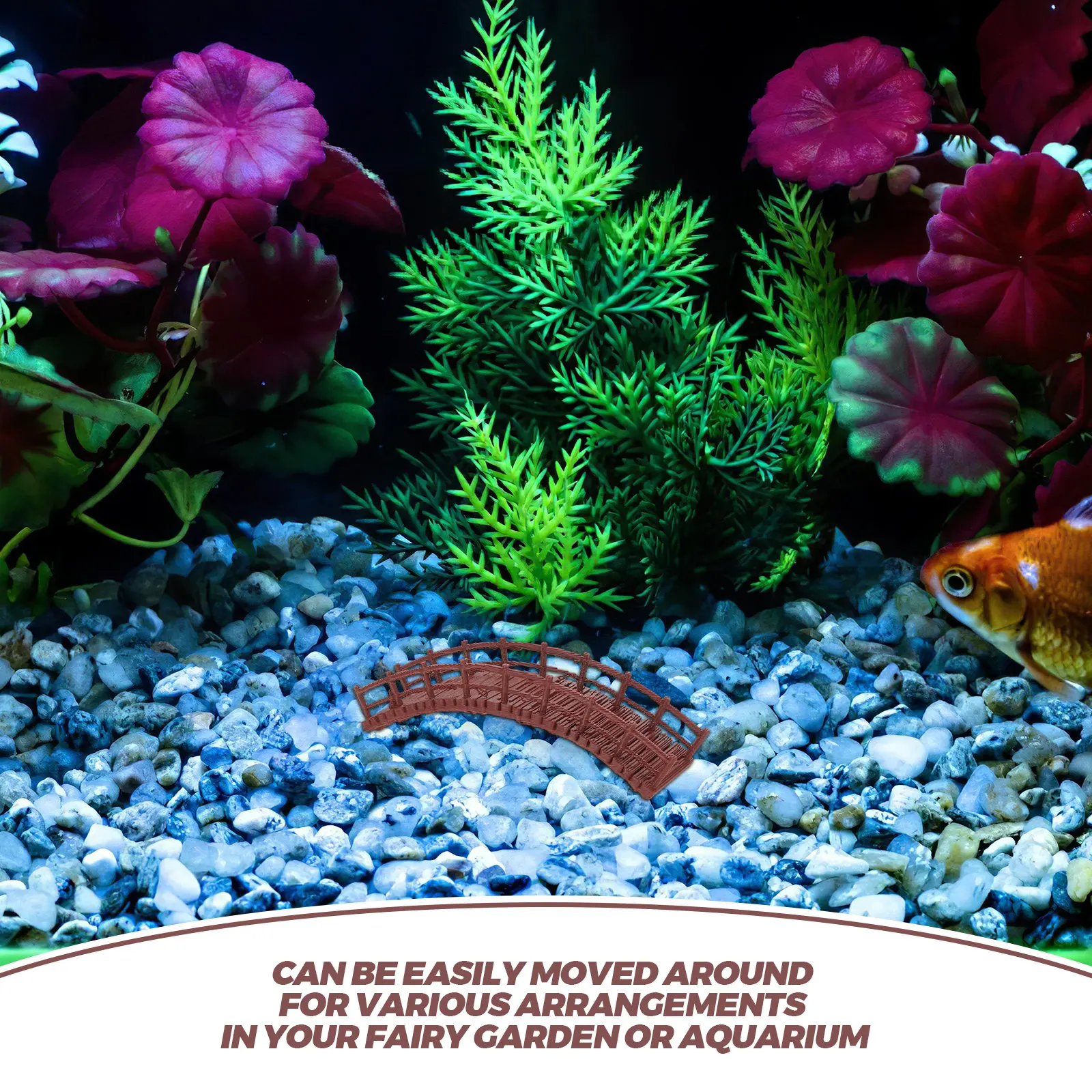 4Pcs Miniature Landscape Bridg - đánh giá và giá Aquarium Fish Bridge