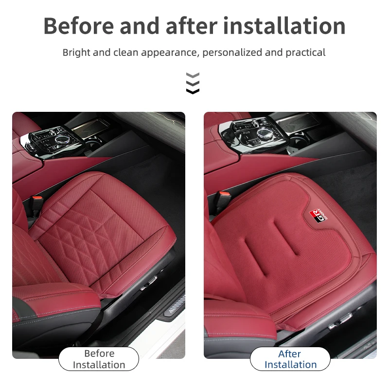 Car Seat Ice Silk Cushion Pad Anti-slip Protect Seat Cover Mat For Toyota GR GAZOO RACING Prado Yaris Hilux Corolla Auris Rav4