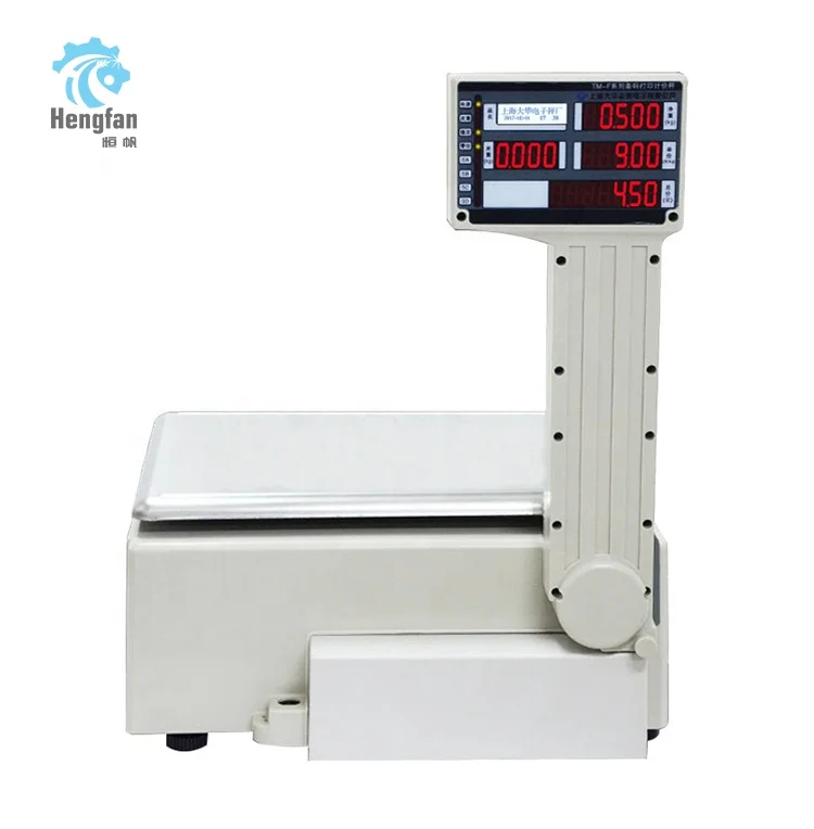 

Digital Electronic Weighing Scale for Supermarket & Warehousing Label Printing Bench Scale