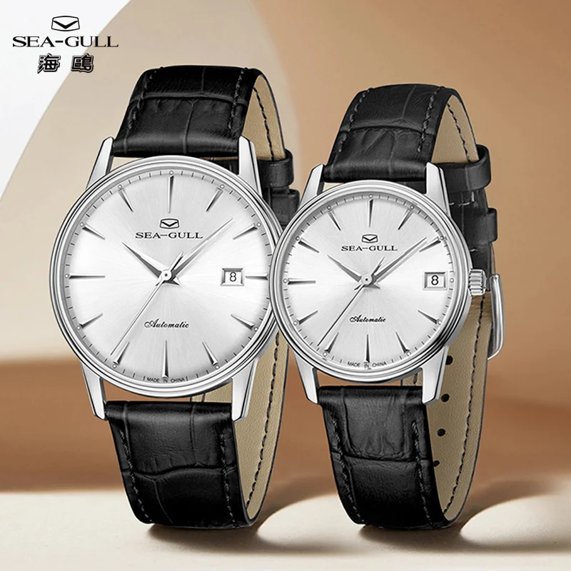 Sea-Gull Couple Mechanical Watch Ultra-Thin ST18 Movement Automatic Wristwatch 316L Stainless Steel Watches 2026 New 1092/1092L