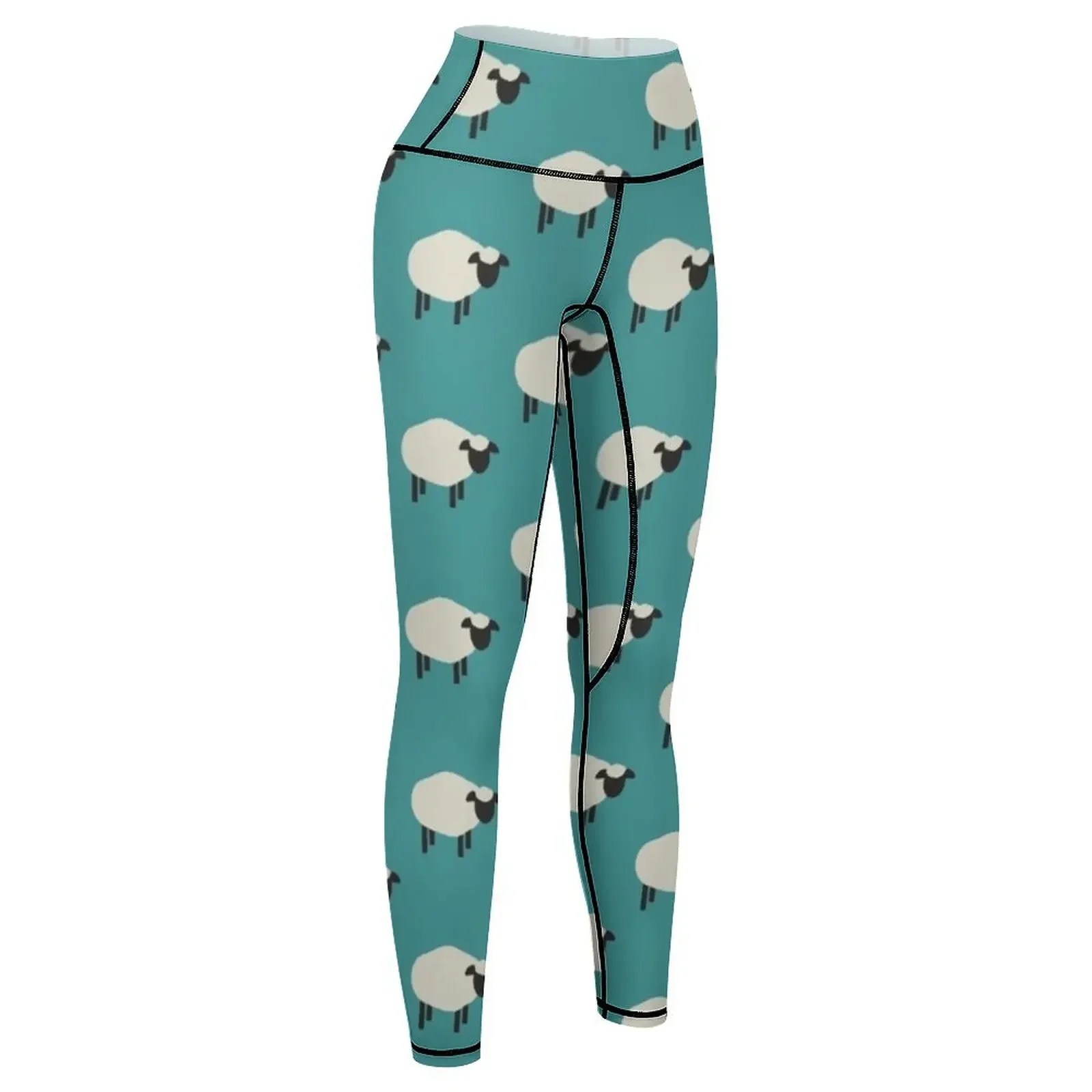 Sheep Leggings push up tights for Women sportwear gym pants sportswear woman gym 2025 Womens Leggings 6