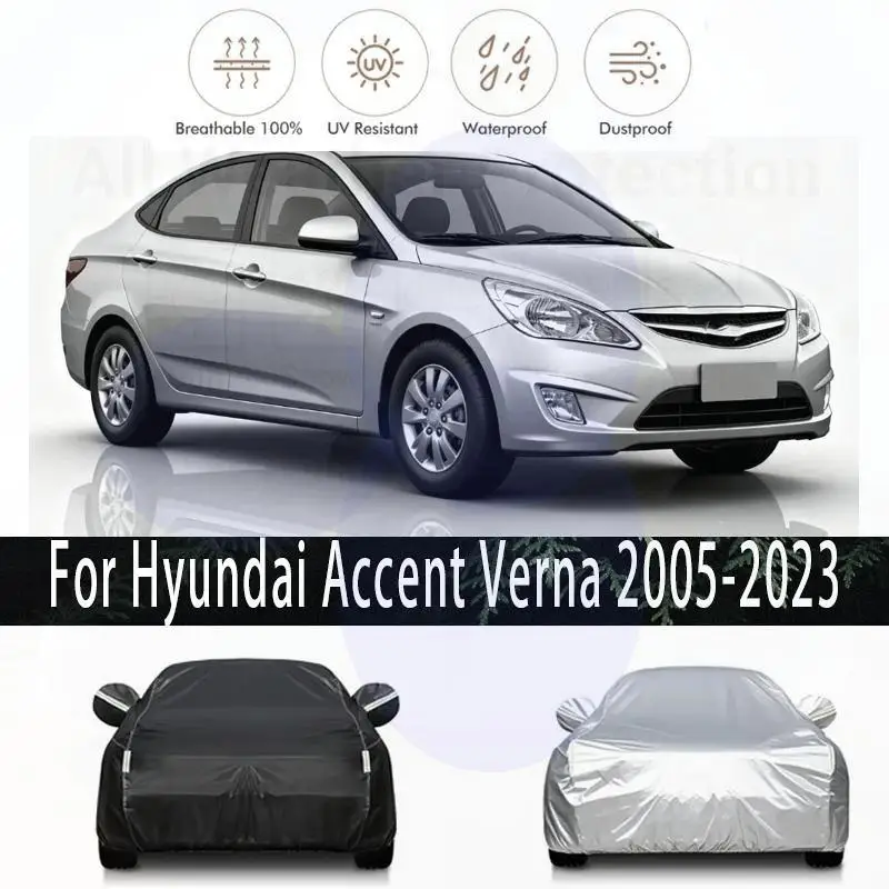 

For Outdoor Protection Waterproof Dustproof for Hyundai Accent Verna Car Covers