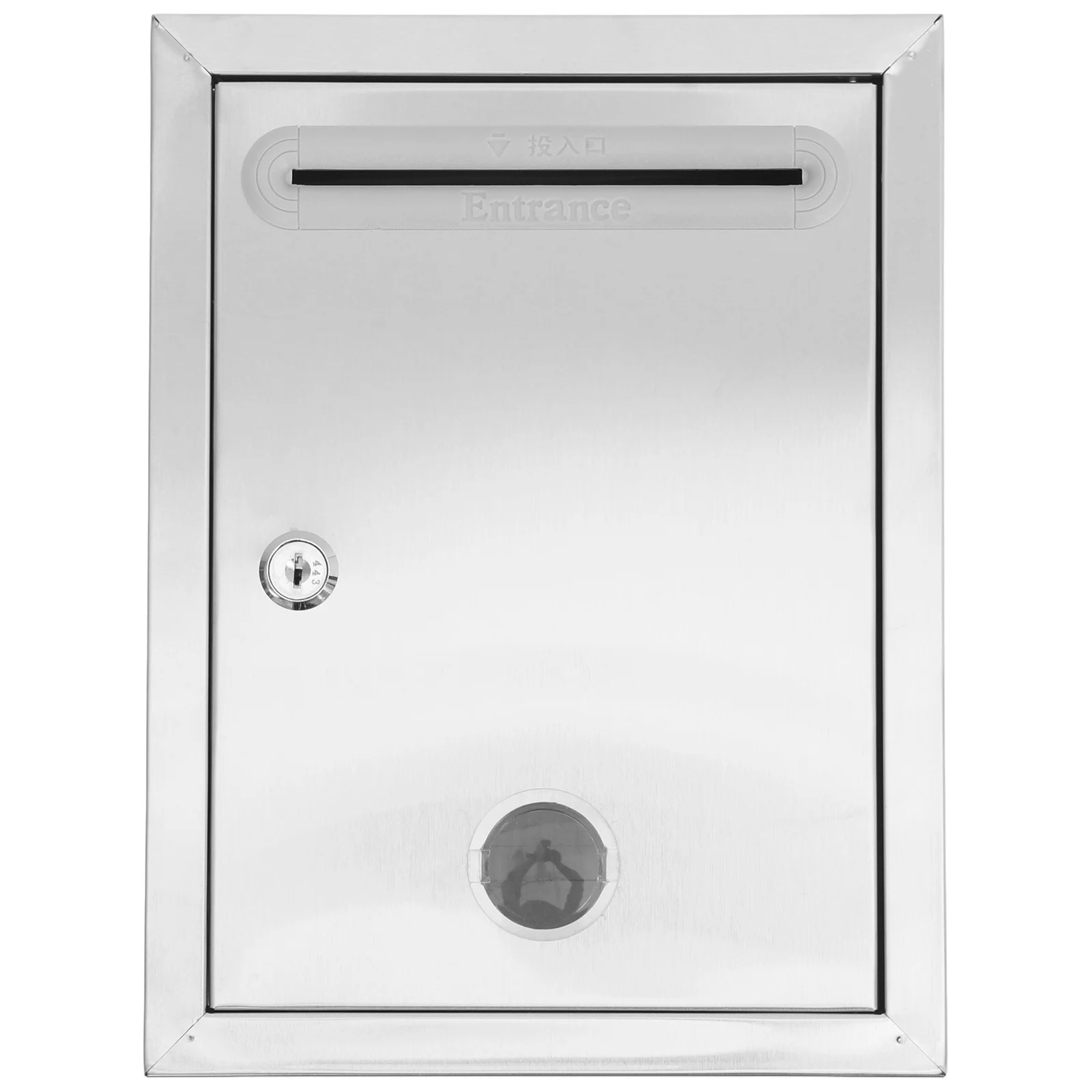 Настенный запираемый ящик из нержавеющей стали, предложение для пожертвований, почтовый ящик для голосования, безопасность, доступное хранение для голосования в общении