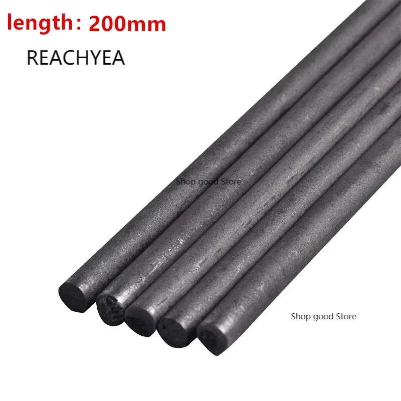 

5pcs/lot Graphite Carbon Bars Graphite Electrode Cylinder Corrosion Resistance Conductive Teaching 200mm 99.99% 3-18mm