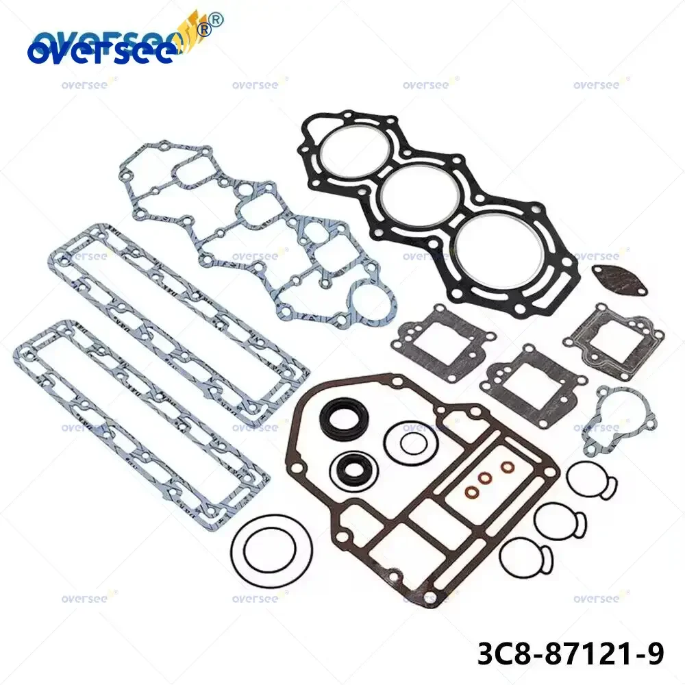Oversee 3C8-87121-0 Power Head Gasket Kit For TOHATSU NISSAN 2T 40HP 50HP NS40D2 NS50D2 Outboard Engine