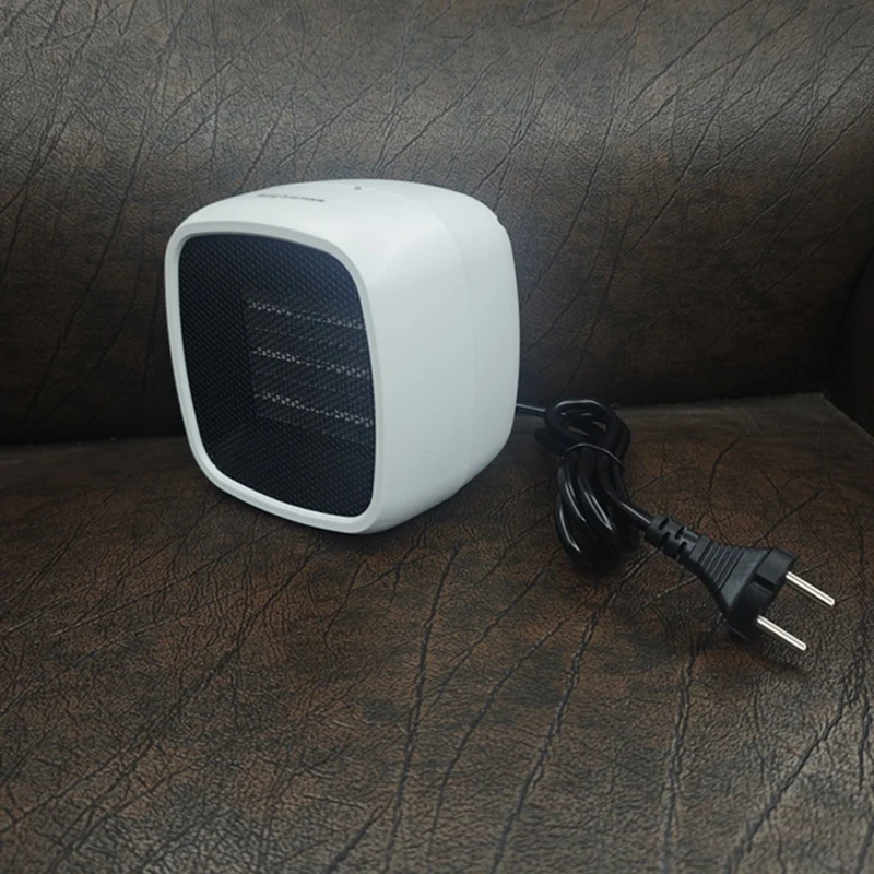 Desktop Heater Household Square Small Electric Heating Fan Office Portable Speed Heating Heater EU Plug