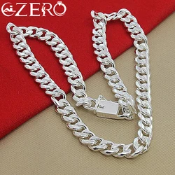 10MM Men Necklace Chain 925 Silver Necklaces Fashion Jewelry Accessories