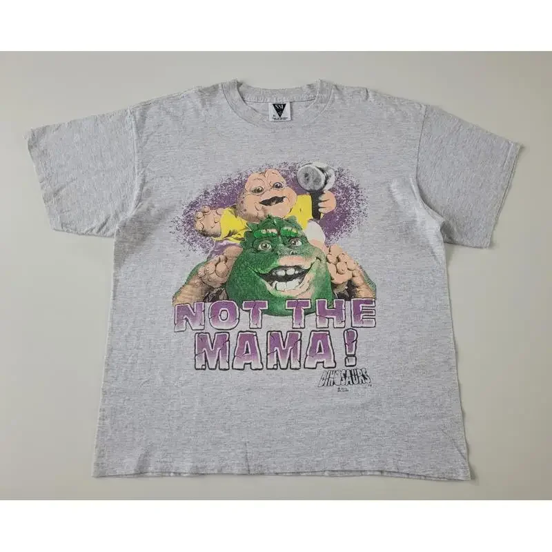 Vintage Dinosaurs TV Show Baby Sinclair Not the Mama shirt. Size XL. 90s