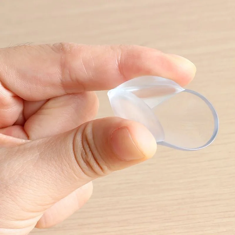 Transparent Children Anti Collision Edge Guards Baby Safety Silicone Table Corner Protector Furniture Edge Protection Cover