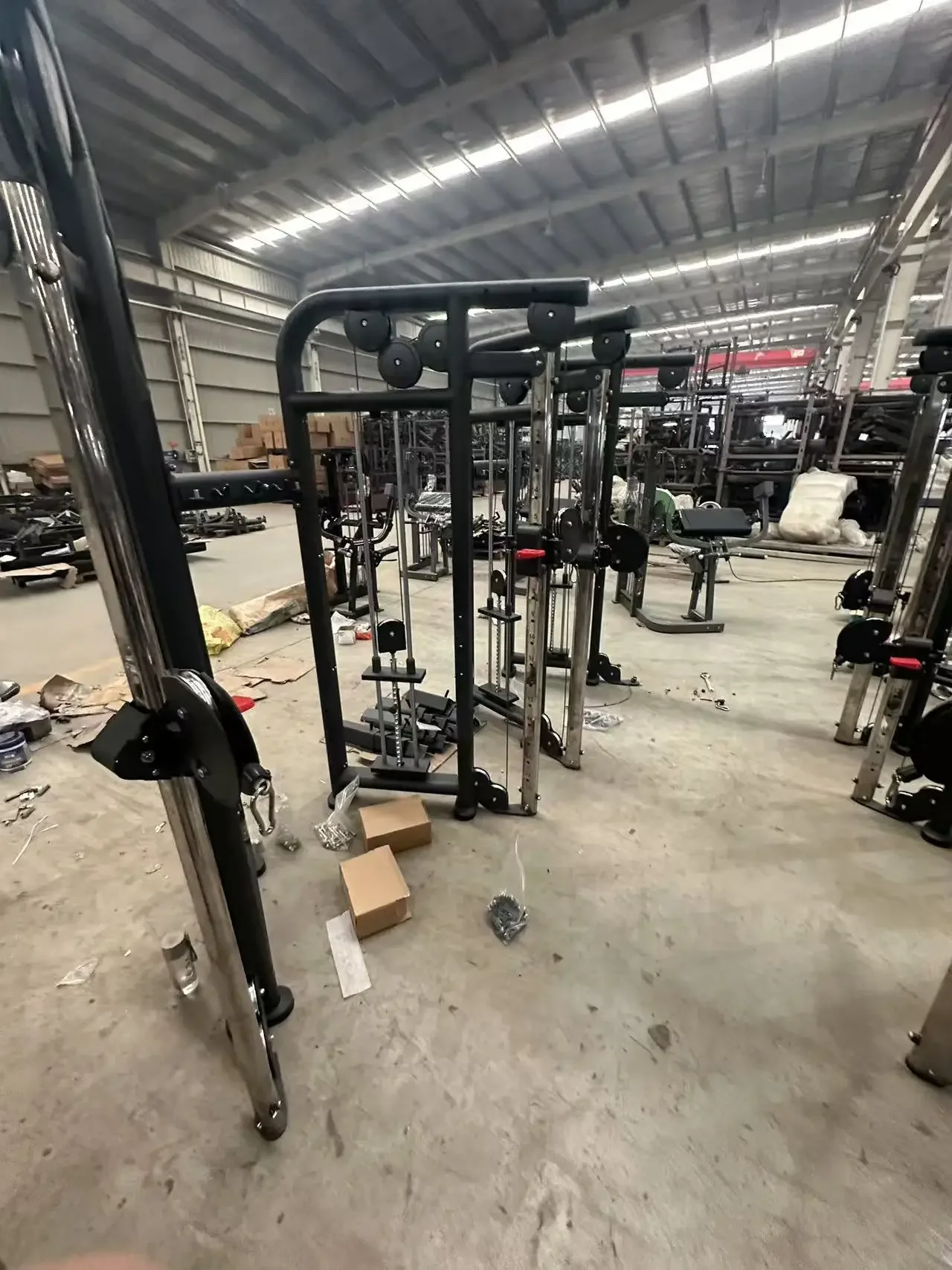Commercial Steel Strength Training Gym Fitness Sports Machine Functional Trainer Cross Over Machine Multi Function Trainer