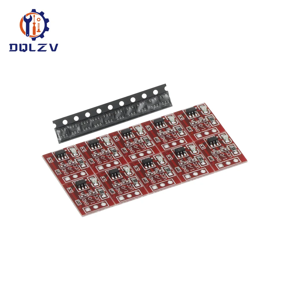 TTP223 Touch Key Switch Module Touching Button Self-Locking/No-Locking Capacitive Switches Single Channel Reconstruction