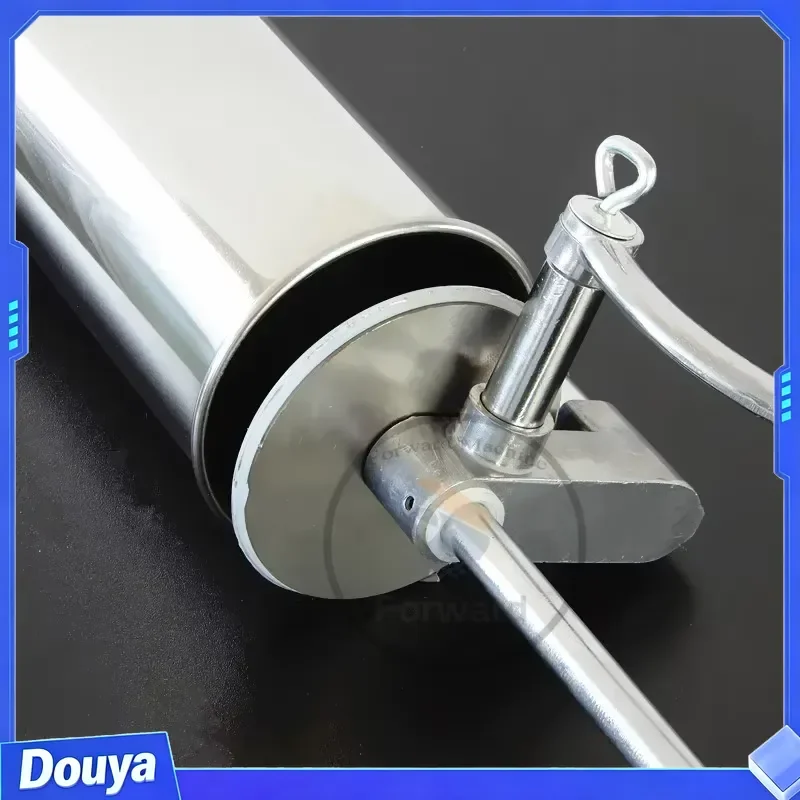 Commercial Stainless Steel Manual Sausage Stuffer Filling Equipment Homemade Sausage Filler Maker Making Machine 3L Capacity