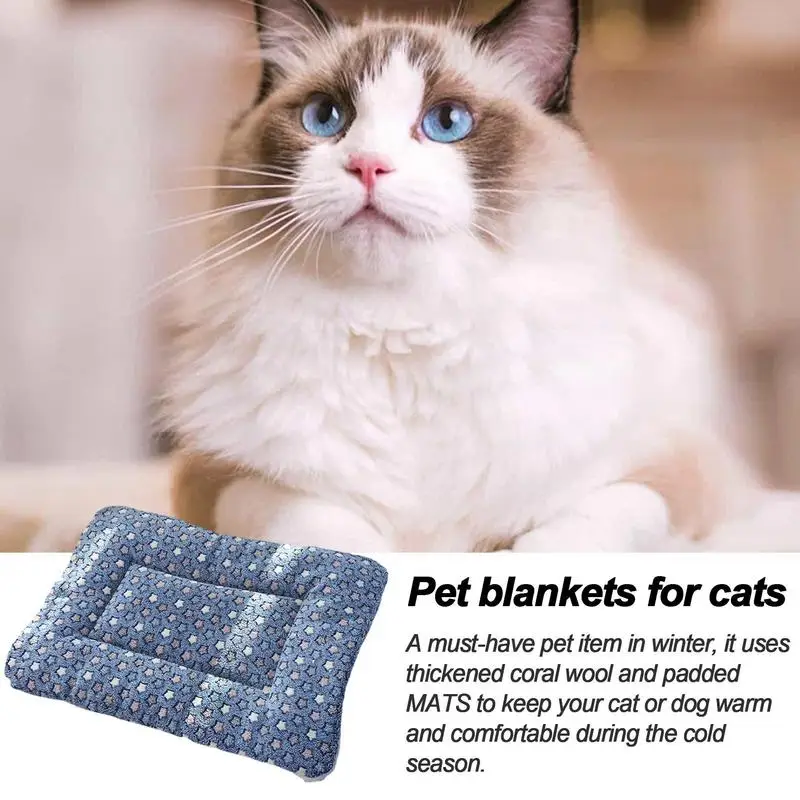 Lit chaud en polymère doux pour animaux de compagnie, accent multifonctionnel pour chien, coussin de chenil pour chat, polymère de couchage intérieur