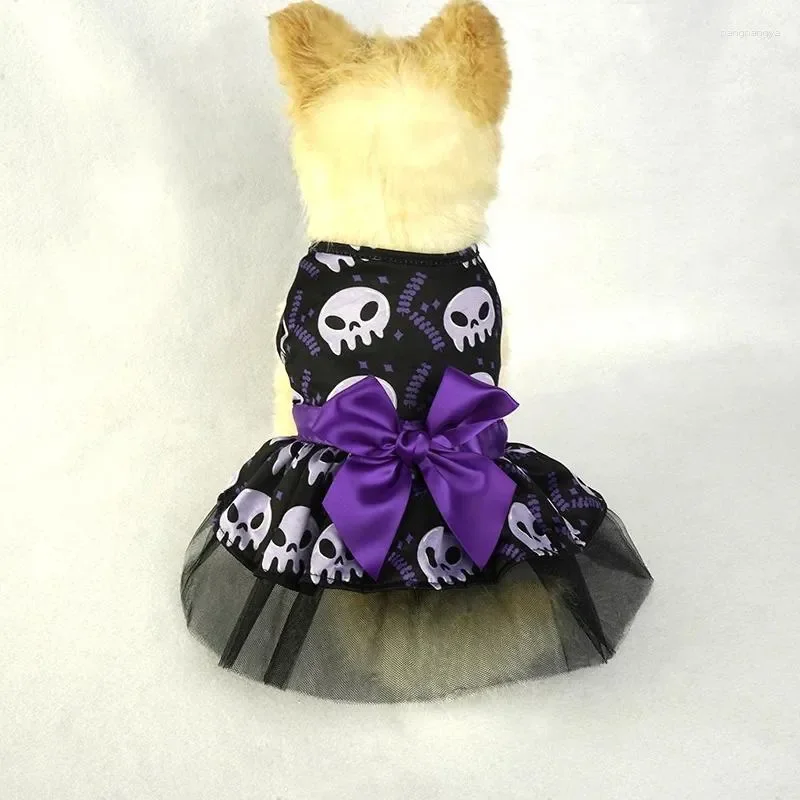 

Fashion Autumn Halloween Dog Dress Pumpkin Party Outfit For Small Medium Breeds Teddy Pomeranian Itemcat Pet Clothes