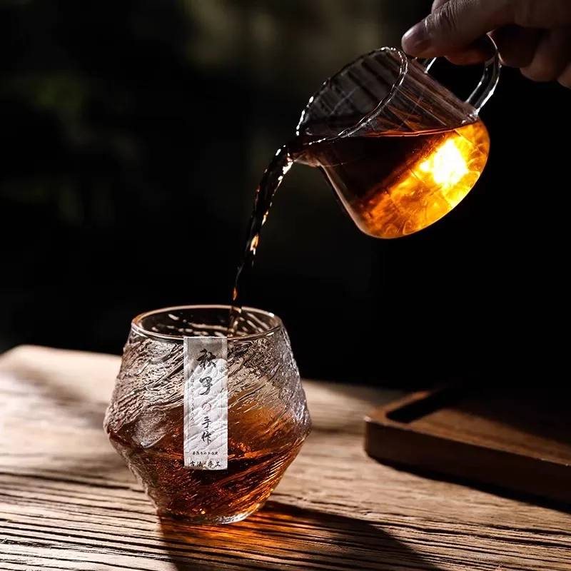 Japanese Style Whiskey Glass High-Temperature Resistant Personality Elite Water Cup Premium Quality Glass Beverageware