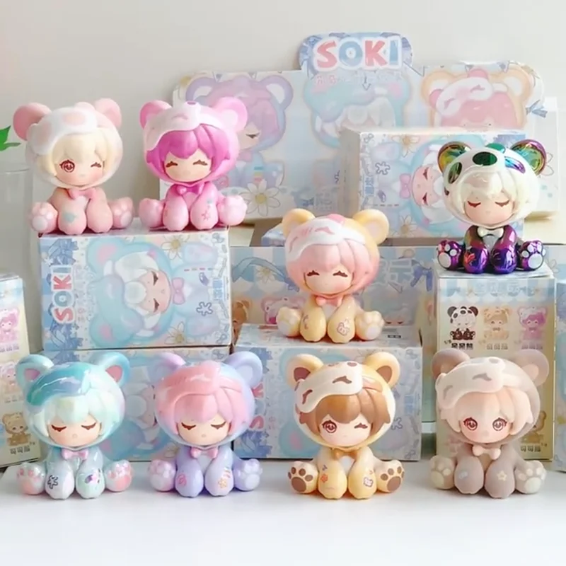 

Genuine Suqi Bedtime Story Series Bear Series Blind Box Room Desktop Decor Birthday Gift For Friends Family Kids Store Lovely