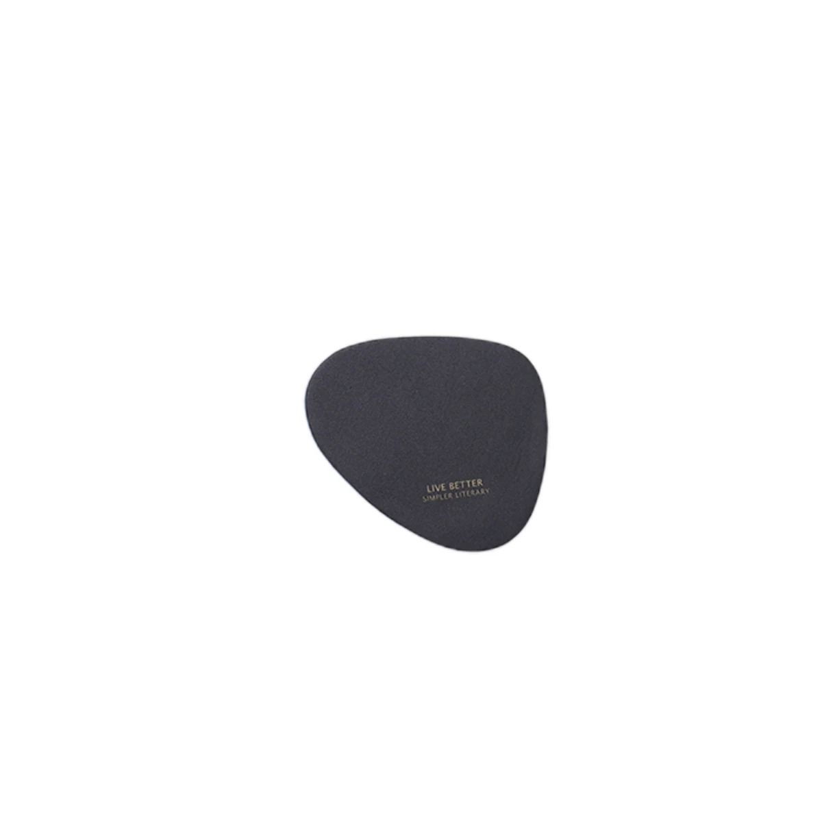 

Waterproof Oil-Resistant Heat Insulation Placemat Table Mat For Home Restaurant Black Irregular Shape Foldable
