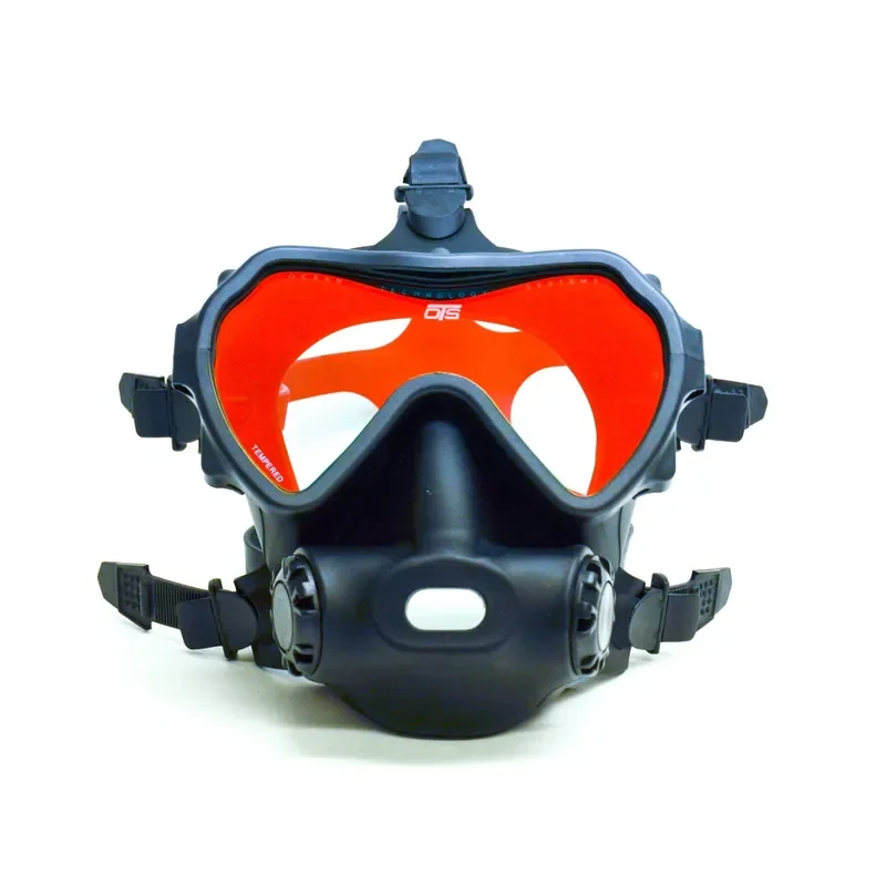 Adjustable Full Face Snorkel Mask Anti Fog Breathing Apparatus Foldable Design for Underwater Diving Beach Water Sports
