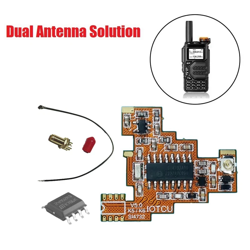 SI4732 V5.0 FPC Modification Module Kit+2M Chip For Quansheng UV K5 K6  Shortwave Full Band/Single Sideband Reception