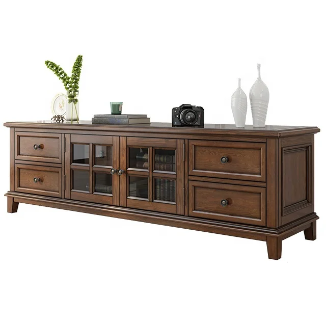 

Современная подставка для телевизора, развлекательный центр, консольная подставка для шкафа с 2 ящиками/двеями/полкой, коричневая