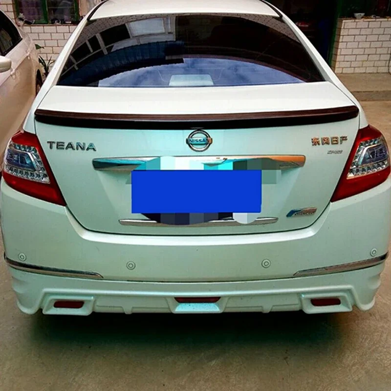 For Nissan Altima Spoiler ABS Material Car Rear Wing Primer Color Altima Rear Spoiler For Nissan Altima Spoiler B 2008-2012
