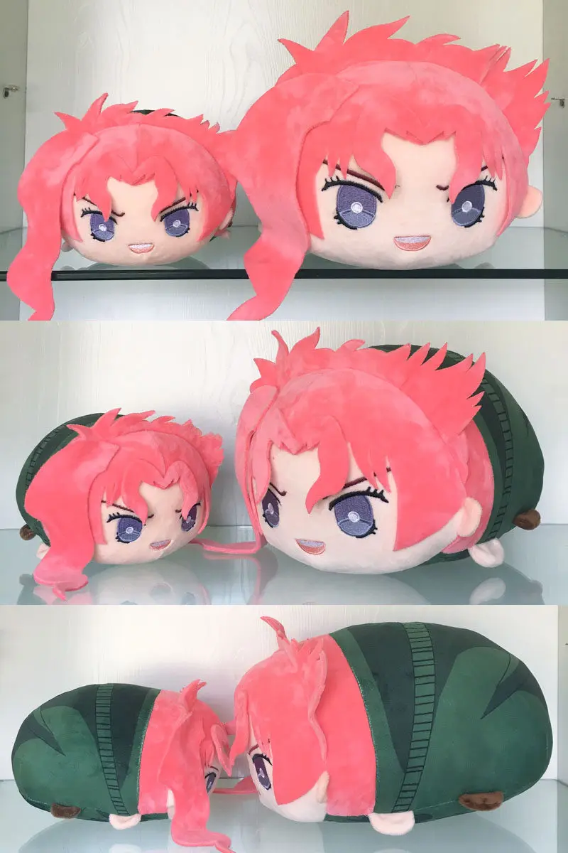 Custom Jojo Bizarre Adventure Soft Plush Pillow Anime Round Lying Down Cushion Throw Decoration For Anime Otaku Fans