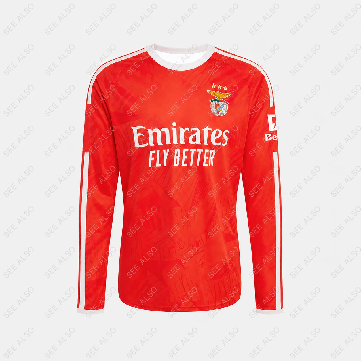 Men Women New 2026/27 SL Benfica Long Sleeve Football Jersey Breathable Lightweight Quick‑Dry Soccer Fan Training Top And Gifts