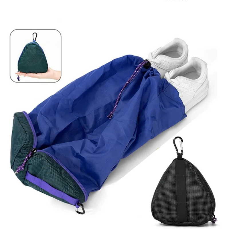 Portable Travel Foldable Sports Shoe Storage Bag for Football And Basketball Shoes Lightweight Handheld Padded Bag
