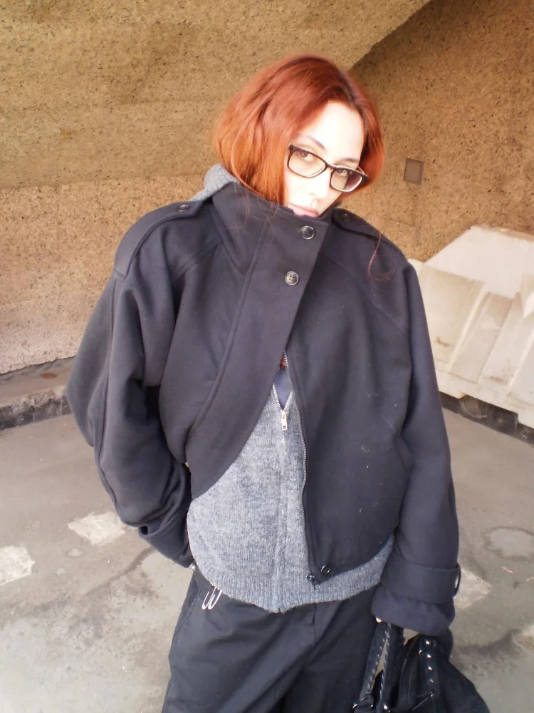 

Fashion Fur Women's Jacket 2025 Autumn Winter Turn-down Collar Single Breasted Full Sleeve Female Coat Casual Loose Lady Outwear