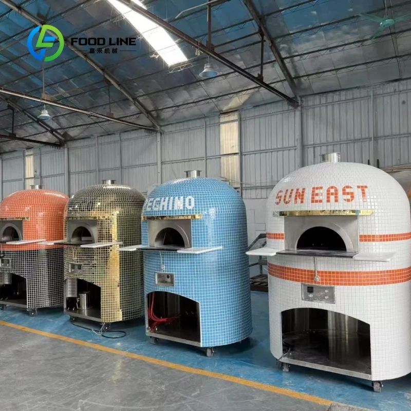 Heavy Duty Commercial Pizza Oven Customized Italian Outdoor Wood Fire Gas Electric Dome Brick Neapolitan for Restaurant Baking