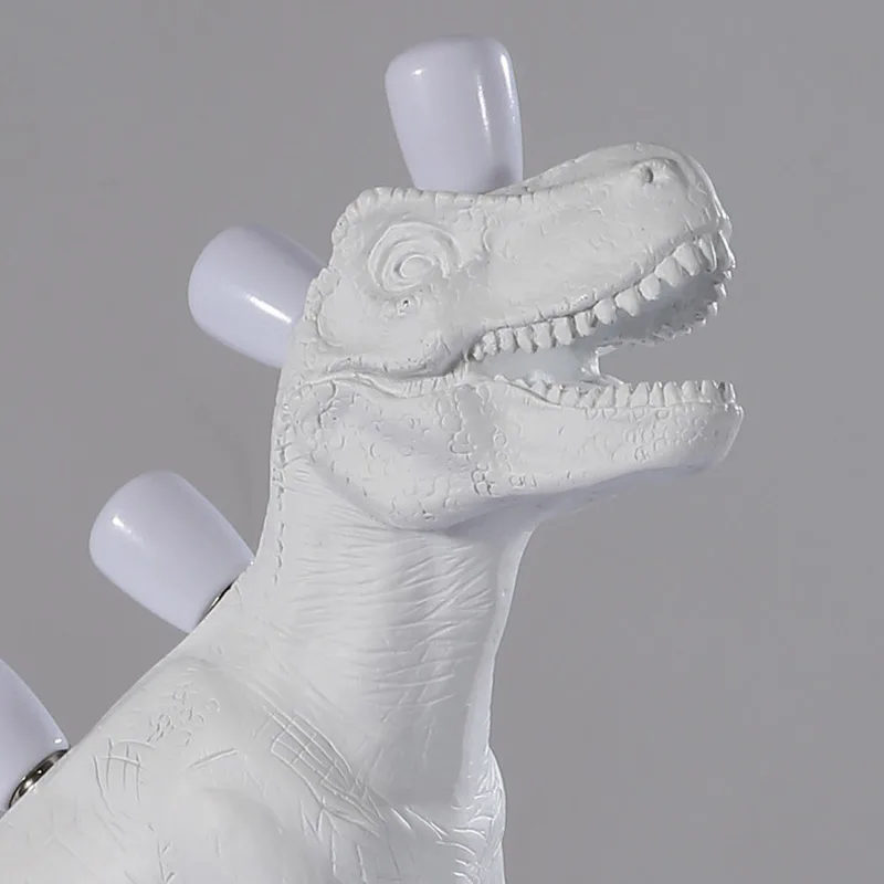 Imagem -05 - Lâmpada de Mesa Led de Resina para Crianças Mesa Nórdica Art Deco Cachorro Cachorro Dinossauro Coelho Mesa de Cabeceira Cabeceira Quarto