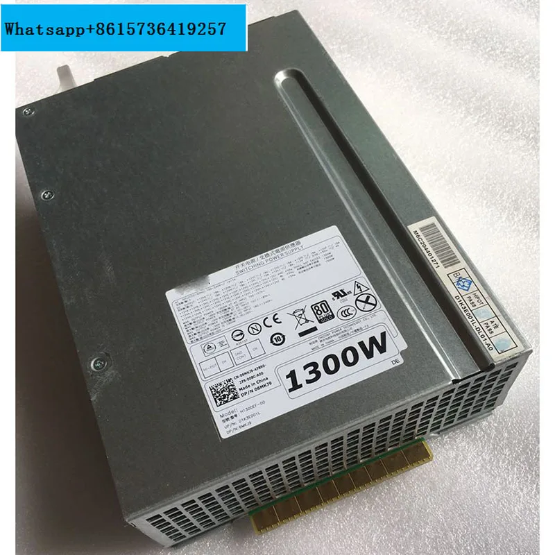 

1300W For Workstation Power Supply T7600 T5600 H1300EF-00 6MKJ9 V5K16 0T6R7 H3HY3 D1300EF-02