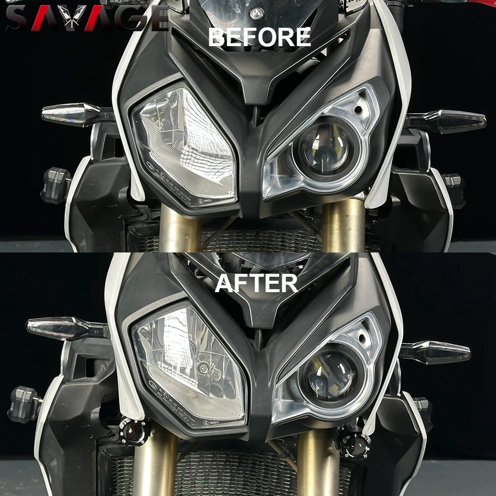 S1000R Led Fog Lights For BMW S 1000R 2014-2019 Motorcycle Auxiliary Road Driving Low Beam Yellow Front Spotlight Super Bright