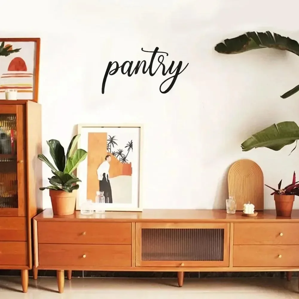 CIFBUY Vintage Pantry Metal Wall Sign Rustic Farmhouse Kitchen Home Decor