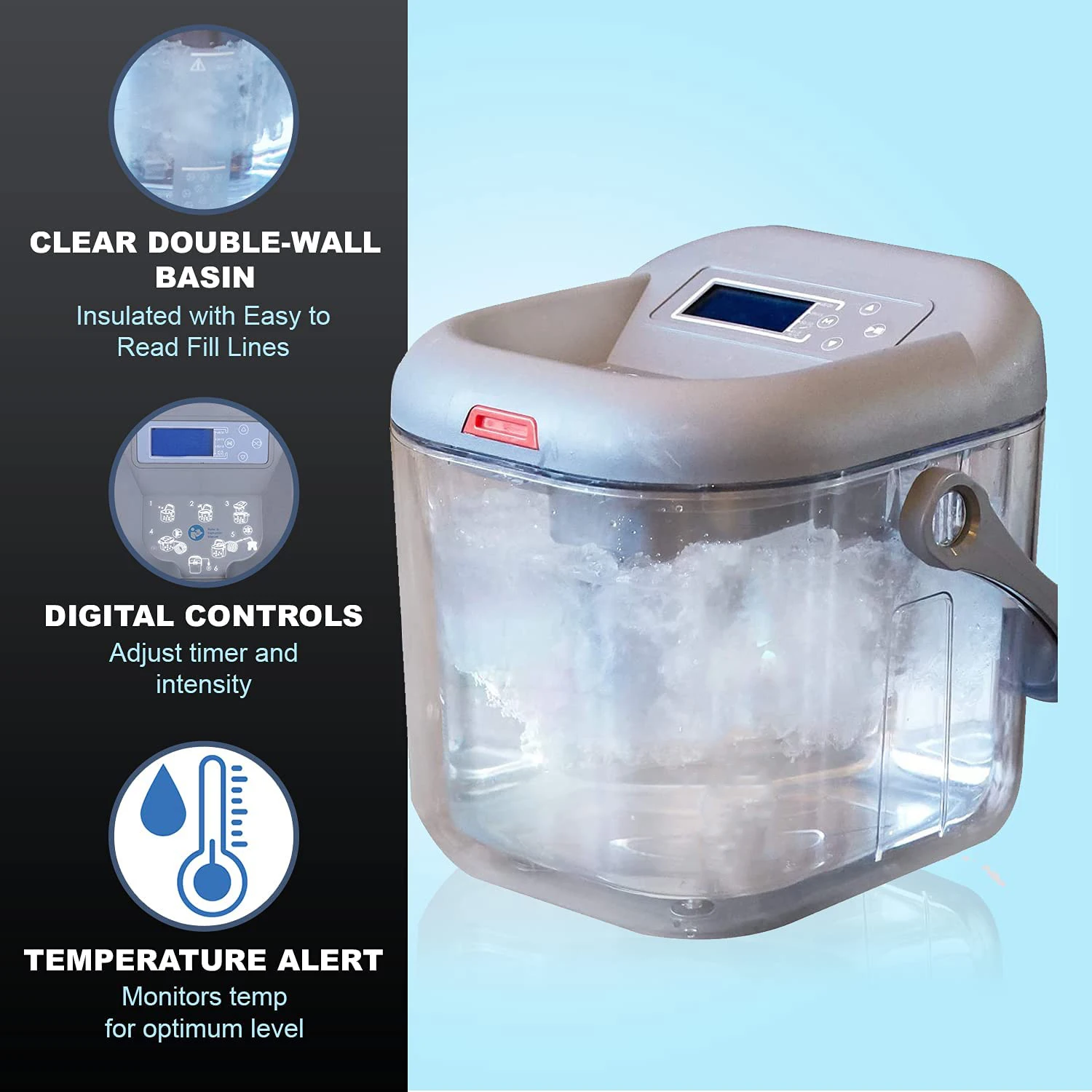 Cold Therapy System Ice Machine, Post-Knee Surgery Recovery, Universal Pad for Knee, Elbow, Ankle, Shoulder, Hip Pain Relief