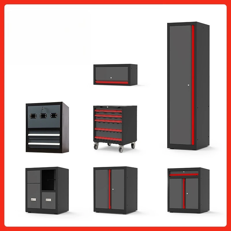 

Heavy duty workbench Auto repair parts car Multi-layer mobile tool cabinet Stainless steel multi-functional maintenance