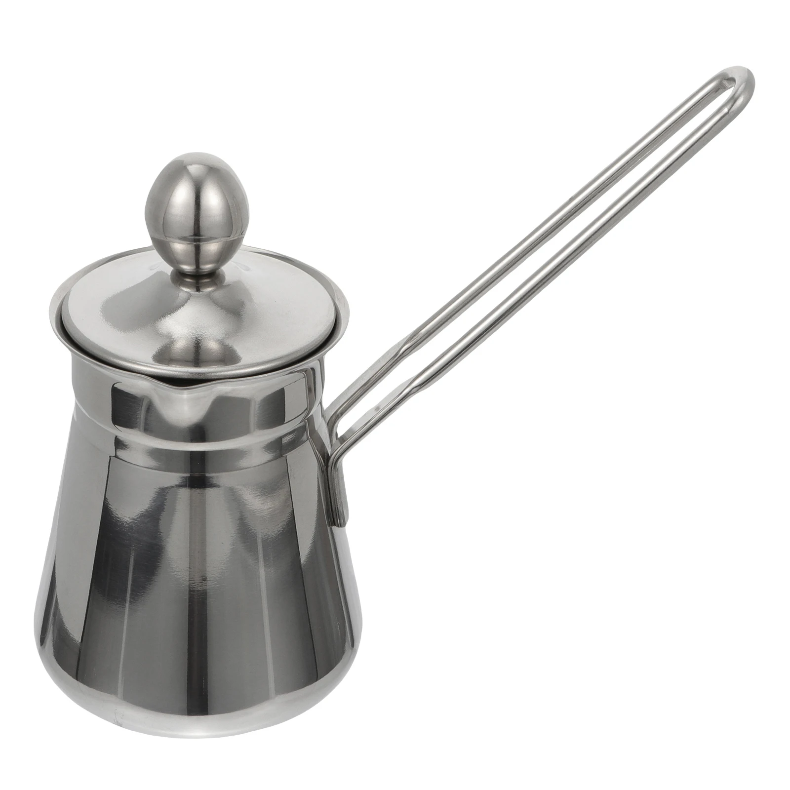

Stainless Milk Jug Frothing Cup Anti Scalding Handle Design Travel Foam Mug Brewer Tool Use