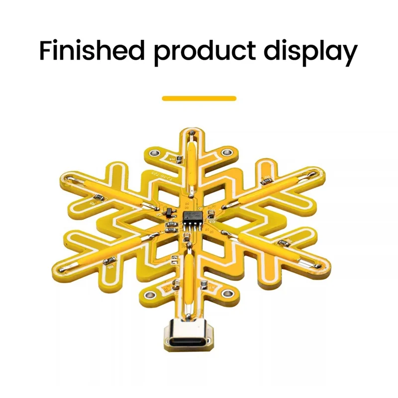 LECKL-مصباح ندفة الثلج يعمل باللمس ستبليس يعتم اللمس ضوء الليل لتقوم بها بنفسك عدة لتزيين عيد الميلاد هدية رومانسية #6