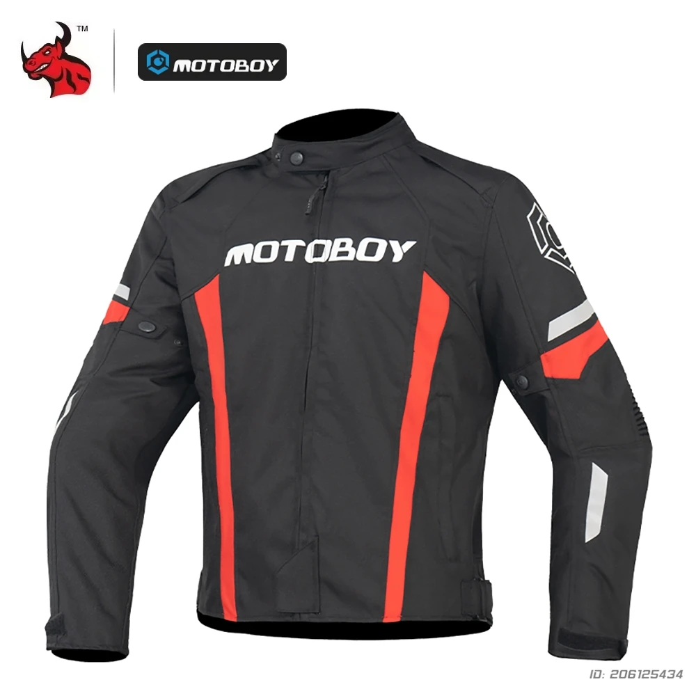 

Men's Motorcycle Jacket Wear-resistant Anti-drop Motorbike Riding Jacket Lightweight Breathable Motorcycle Clothing All Season