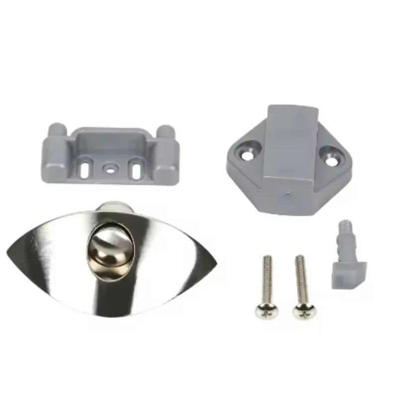 

4Pcs Keyless Push Button RV Latch Lock Cup Pull Yacht Boat Motorhome Caravan Cupboard Gun Black Gold Chrome