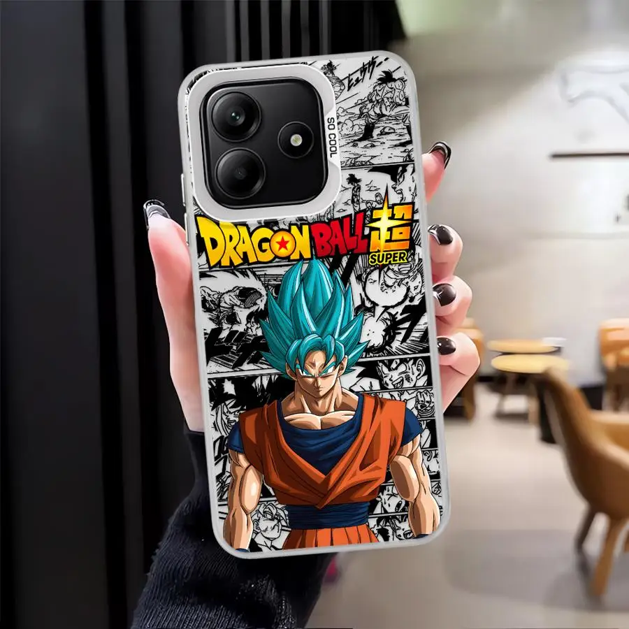 حافظة لهاتف شاومي ريدمي نوت 12s 14 Pro Plus 13 12 11 9s 10Lite 10s 11s غطاء هاتف خلفي من أنيمي D-ra-gon Ball Vegeta Go-ku #5