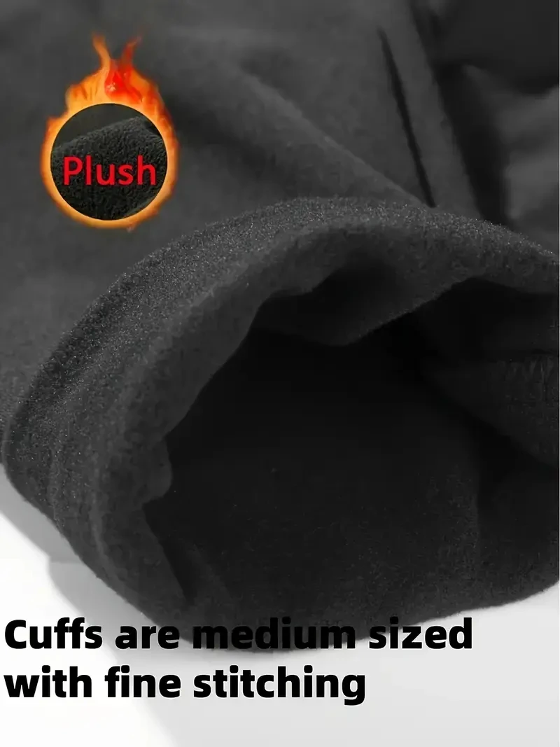 1-Set Men Crew Neck Raglan Fleece Compression Sports Outfit Black Warm Long Sleeve Top Pants RUN Print | Best Value Deal