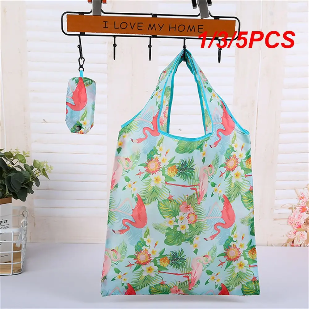 1/3/5PCS Shopping Bag poliestere durevole riutilizzabile e impermeabile Tote Bag Storage Bag prodotti per la casa Eco Bag sostenibile