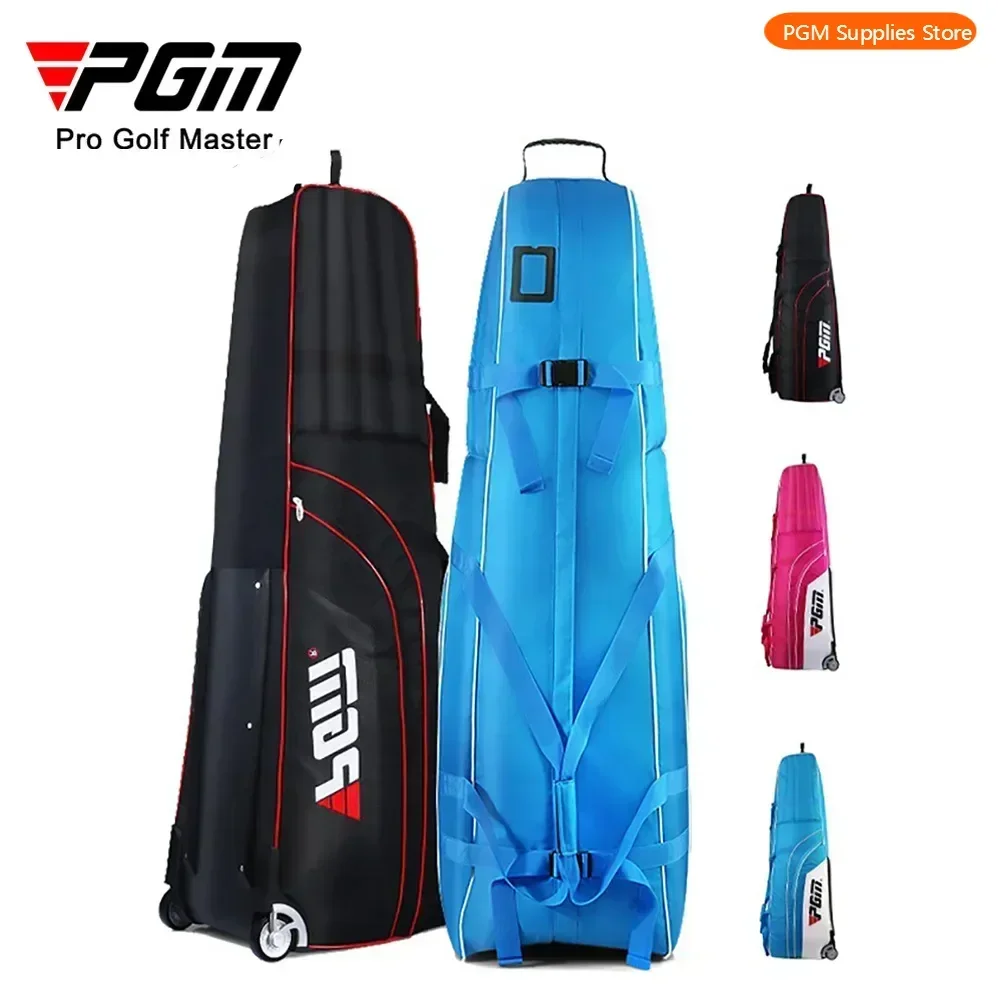 BestPGM Lightweight Foldable Golf Bag Travel Plane Caddy Bags With Wheel Aircraft Stand Thickening Folding Cover