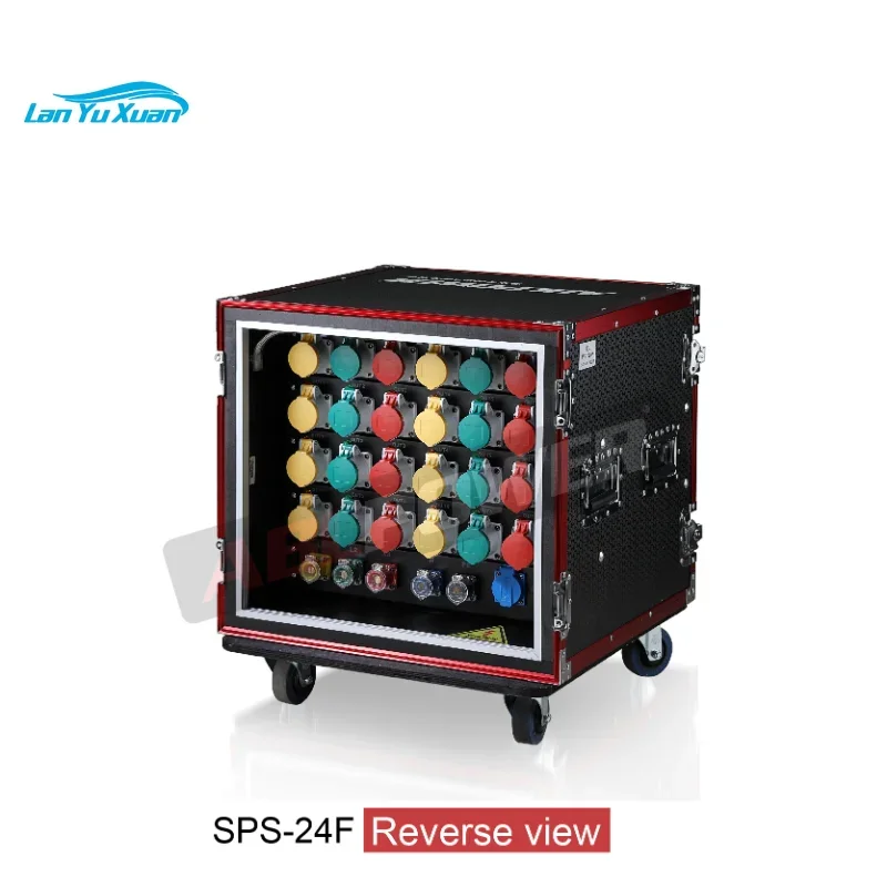 new style waterproof stage power distribution distro box equipment box light power control 380v CAMLOCK 24 channels