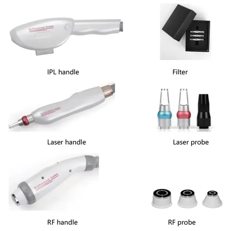 Portable Multi-function IPL OPT Hair Removal Machine Permanent Painless Epilator Skin Rejuvenation Anti-aging Beauty Equipment